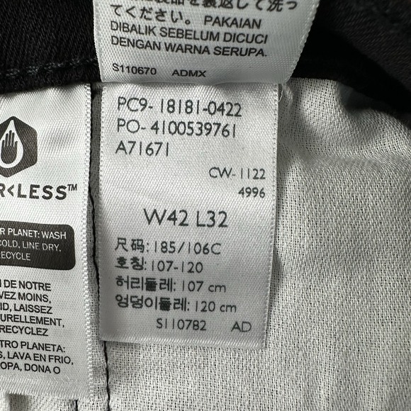 EUC Levi's 541 Jeans Mens 42x32 athletic black tapered flex stretch Performance - Picture 9 of 16